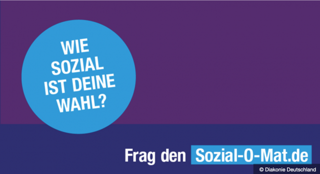 Sozial-O-Mat, Positionen, Parteien, Bundestagswahl, Diakonie