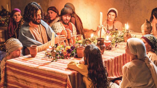 Jesus auf der Hochzeit zu Kana in der Film-Serie »The Chosen«