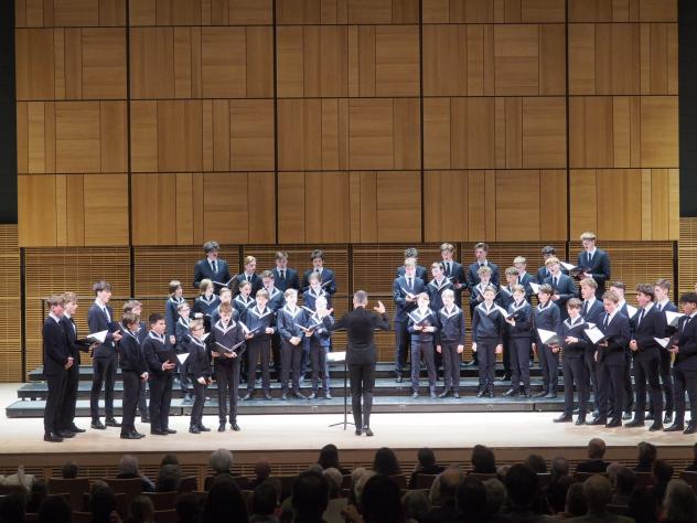 Der Thomanerchor bei seinem Auftritt in der New Yourker Carnegie Hall