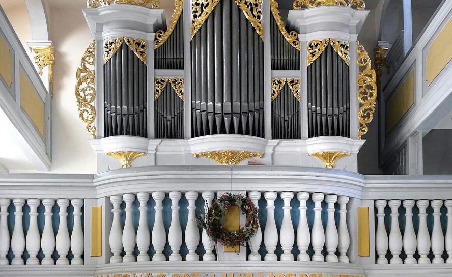Silbermann-Orgel in der Kirche Reinhardtsgrimma Himmelfahrt