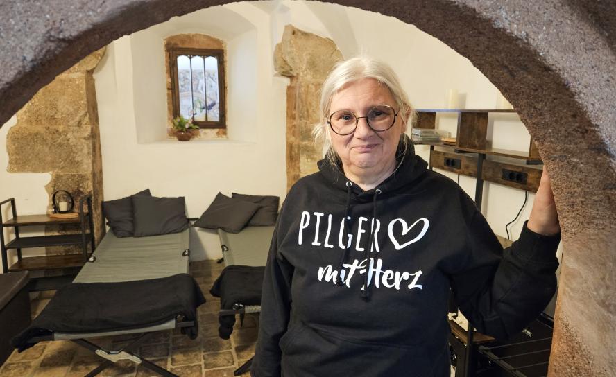 Pilgerbett in der Kapelle