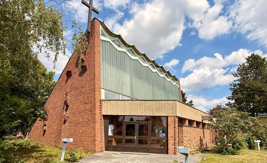 St. Gabriel im Leipziger Ortsteil Wiederitzsch. © Anna Hofer