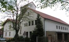 Pfarrhaus und Kirche in Borsdorf