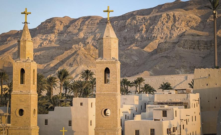 Das St.-Antonius-Kloster in Ägypten gilt als eines der ältesten christlichen Klöster der Welt und als das größte und wichtigste koptische Kloster des Landes. Foto: epd-bild/Judith Kubitscheck