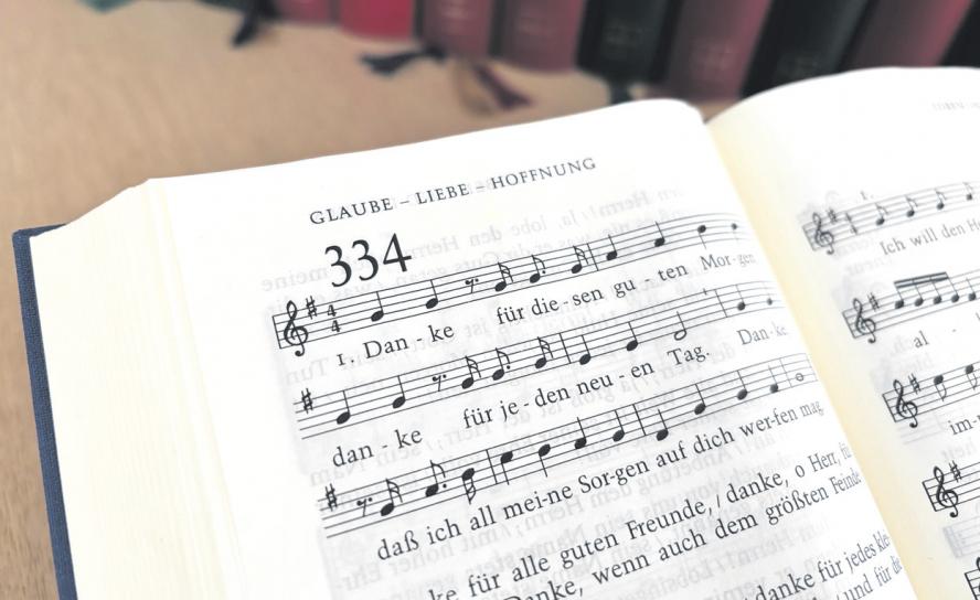 „Danke für diesen guten Morgen“ – Nummer 334 im Evangelischen Gesangbuch.