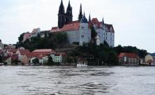 Hochwasser Elbe Meißen