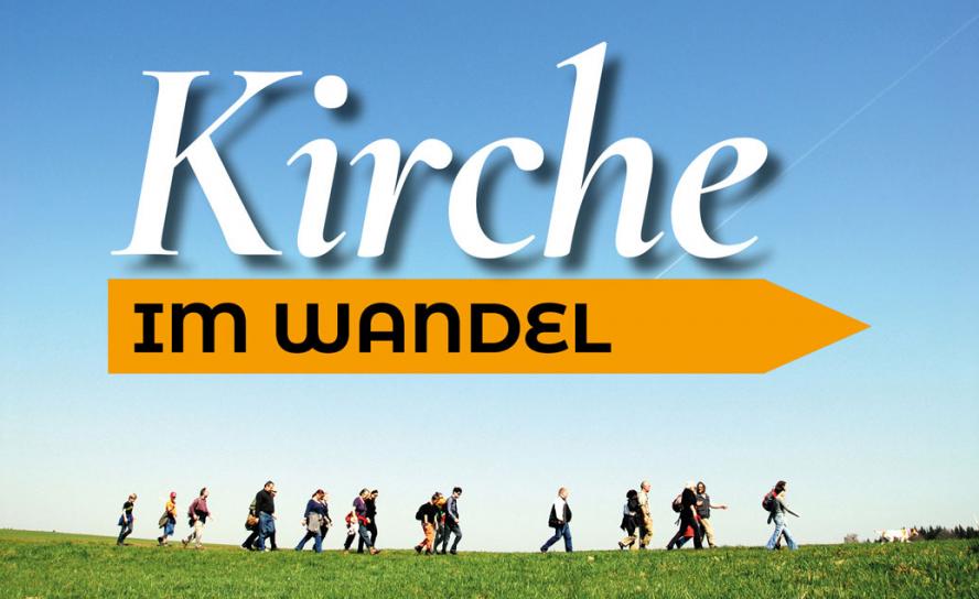 Fortgehen oder in Gemeinschaft bleiben? Das Bildmotiv zum innerkirchlichen Reformprozess. © evlks.de