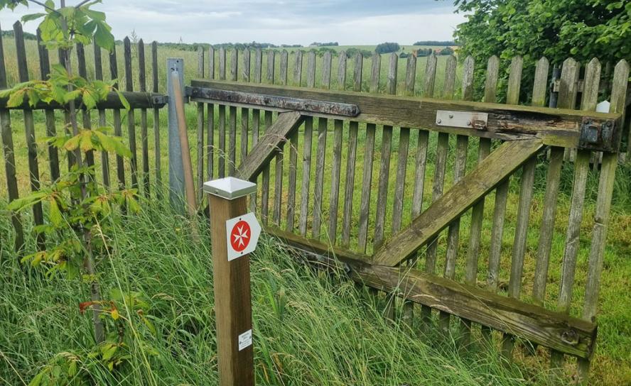 Pilgern Johanniterweg Großschirma