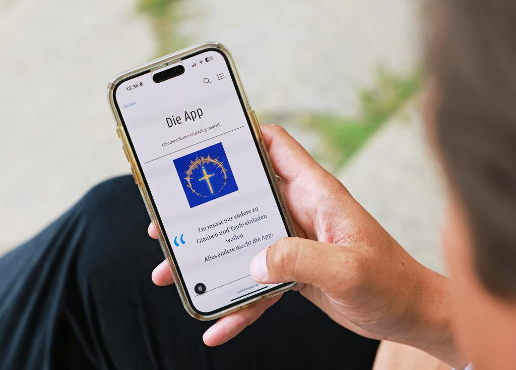 So sieht die neue App auf dem Handy aus. © Dirk Sukow