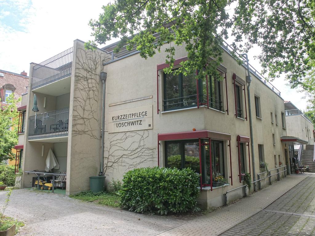 Das Gebäude der Kurzzeitpflege Loschwitz an der Pillnitzer Landstraße 72. © Tomas Gärtner