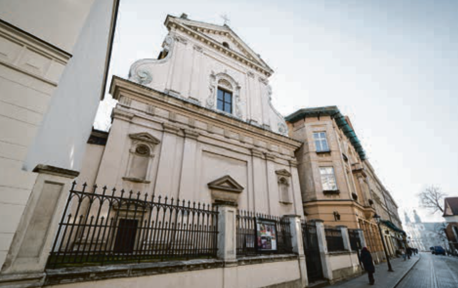 Martinskirche: Die frühbarocke Kirche entstand im 17. Jahrhundert und gehört heute zur Krakauer Gemeinde der Evangelisch-Augs- burgischen Kirche in Polen (EAKP). © LWB/Albin Hillert