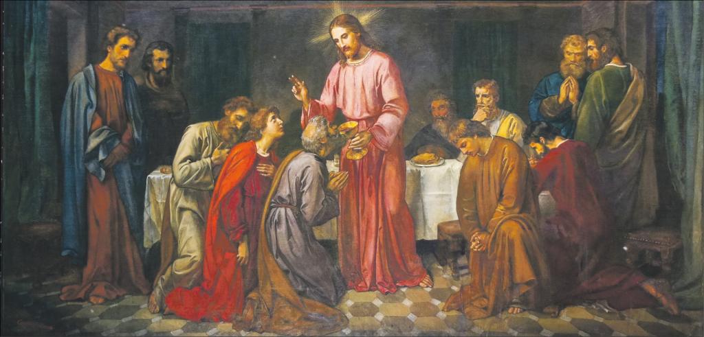 Altarbild, Sora, Kirche, Predella, Abendmahl, Jesus