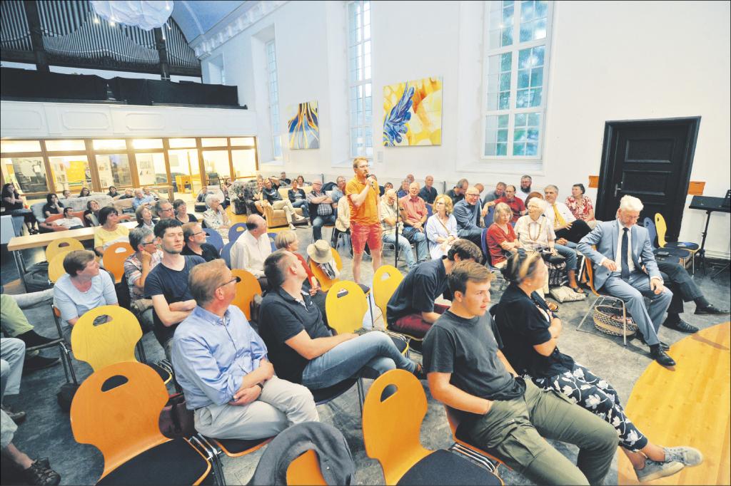 Wahlkampf, Diskussion, Politik, Chemnitz, Jugendkirche