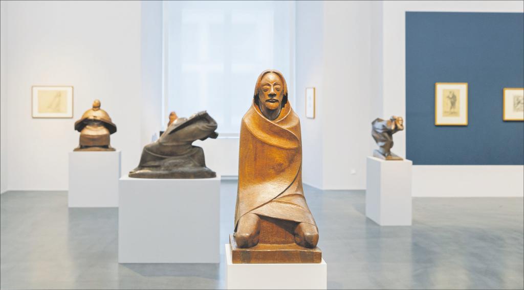 Ausstellung in den Kunstsammlungen Dresden: Ernst Barlach (1870 1938) besitzt eine Popularität wie kaum ein zweiter Künstler des 20. Jahrhunderts in Deutschland. Er war Bildhauer, Zeichner, Grafiker, Autor zahlreicher Dramen und Prosawerke und auch ein ausdrucksstarker Briefschreiber. © SKD