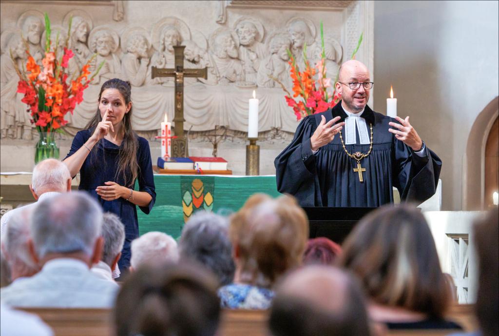 Landesbischof Tobias Bilz, Taborkirche, Bianca Klein, BVGS