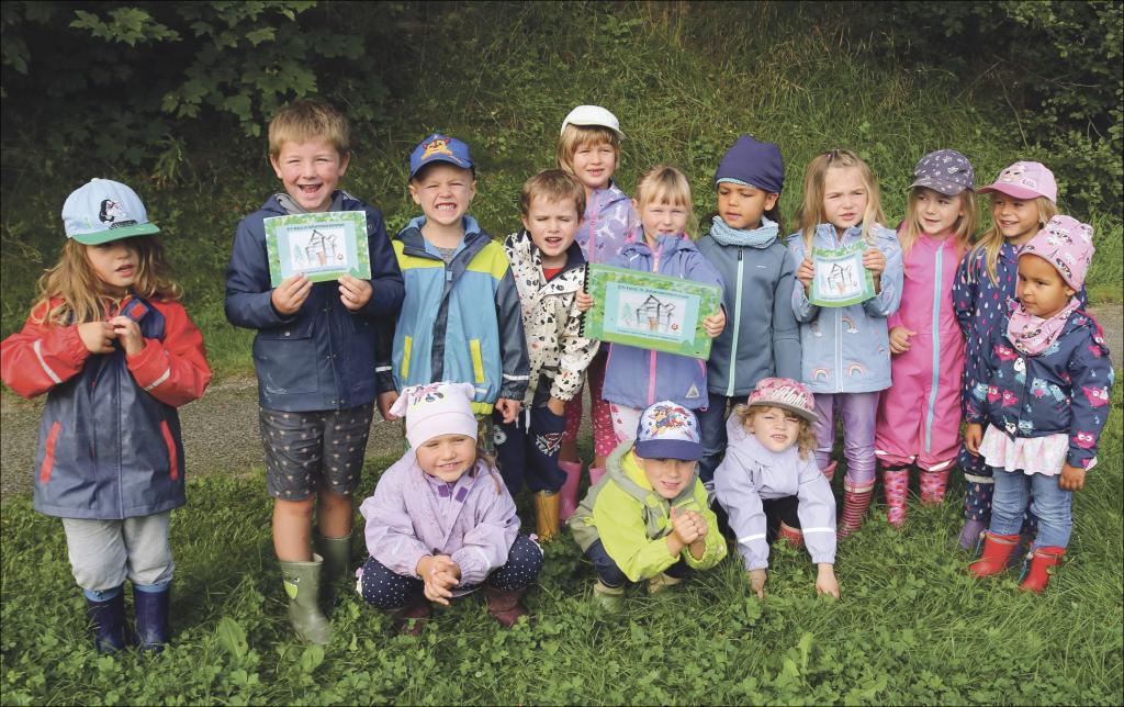 Die Rasselbande-Kinder der Kita »Regenbogen« haben ein Buch über ein Stück Johanngeorgenstädter Geschichte verfasst. © Irmela Hennig