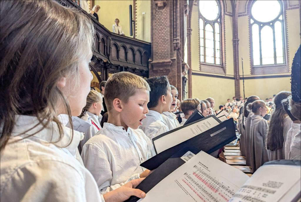 Auch der Thomanernachwuchs sang am vergangenen Wochenende in der Lutherkirche Leipzig. Zukünftig soll die Kirche als ein Zentrum für Bildung, Kultur und Gemeinschaft dem  Bildungscampus forum thomanum dienen. © Forum thomanum