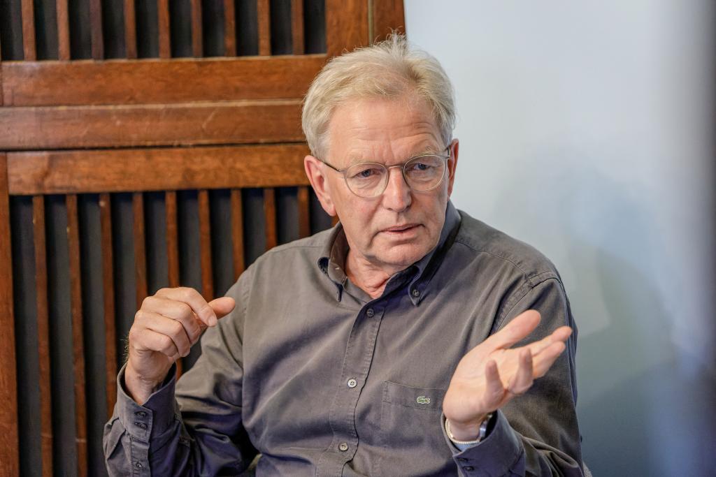 Altbischof Jochen Bohl im Evangelischen Salon in Leipzig. © U. Winkler