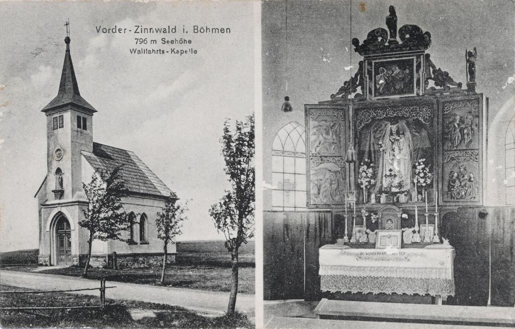 Historische Aufnahmen der Kapelle in Vorderzinnwald © Steffen Giersch