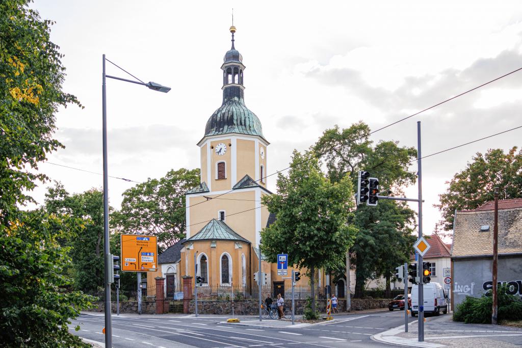 Bewegte Geschichte: St. Laurentius in Leipzig-Leutzsch. © Uwe Winkler