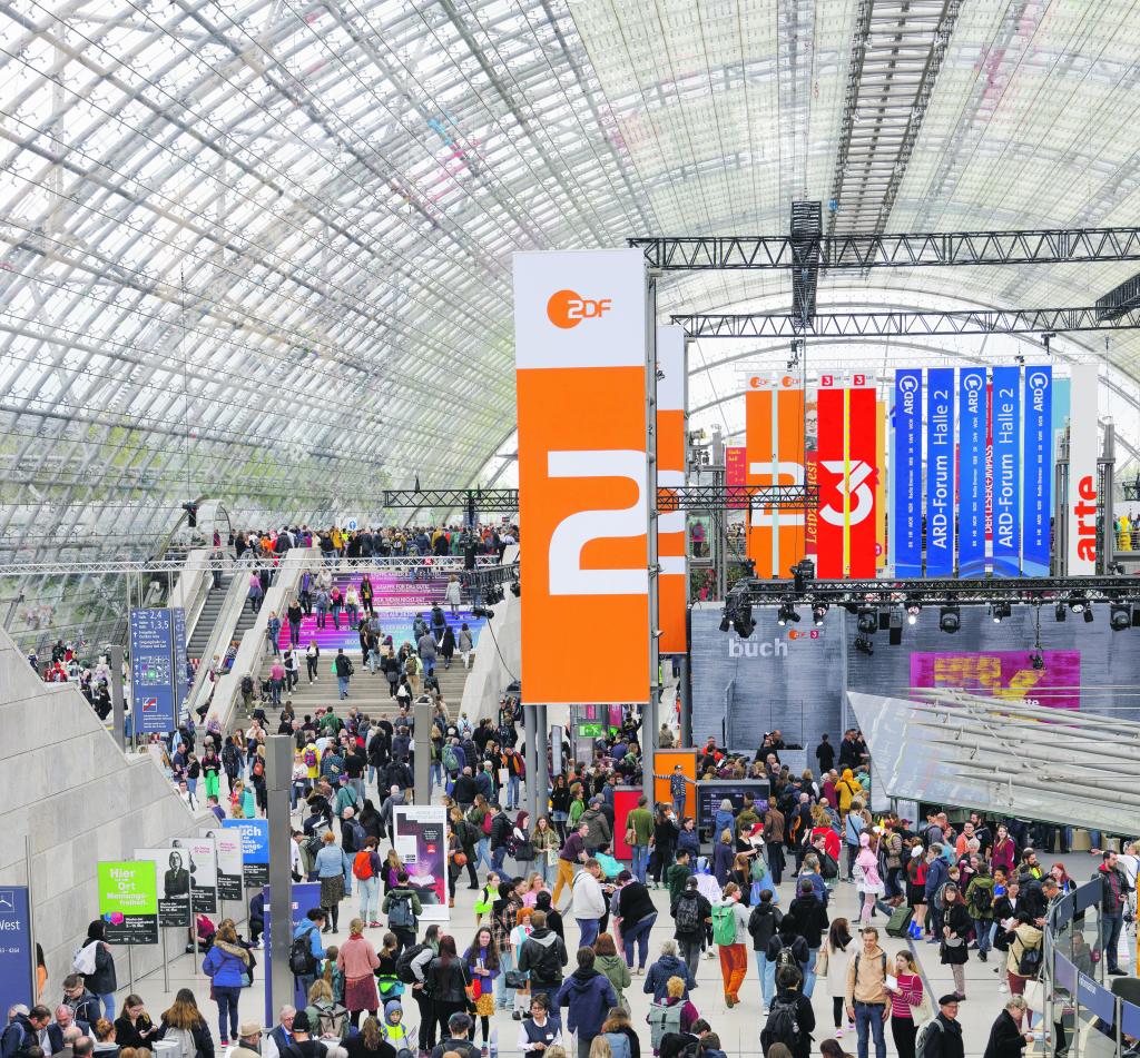 Besucheransturm bei der Leipziger Buchmesse 2023. © Uwe Winkler