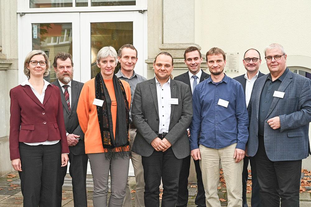 Gewählt für den Diakonischen Rat (v. l.): A. Landgraf, S. Haugk, G. Floßmann, C. Reichel, A. Jesinghaus, M. Neubert, G. Rudolph, M. Veihelmann, C. Kreusel. © Steffen Giersch