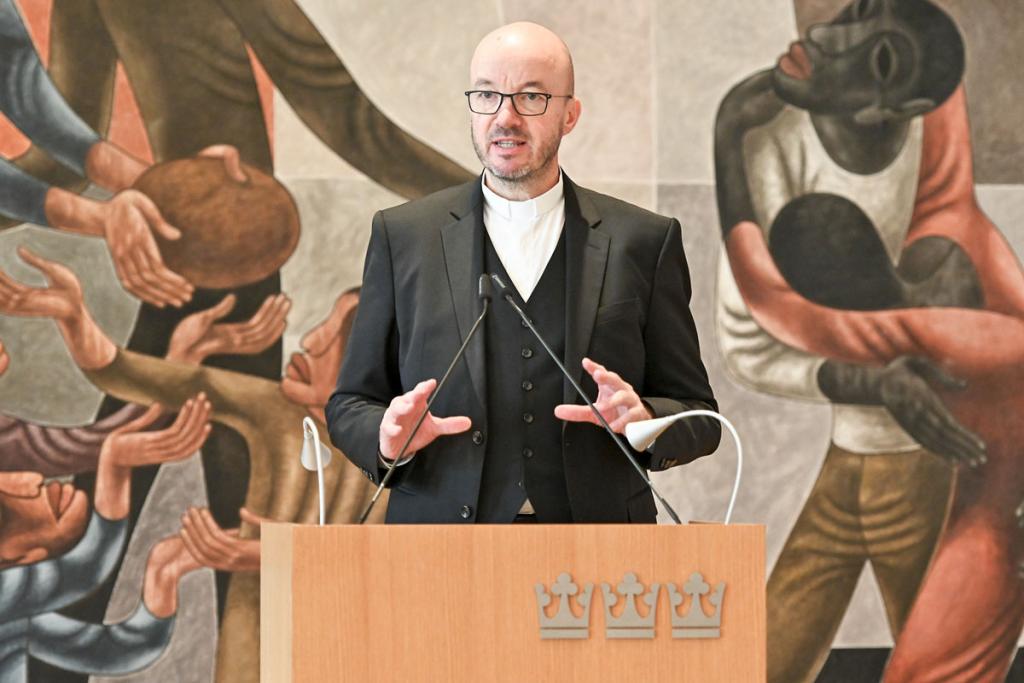 Landesbischof Tobias Bilz sprach in seinem Bericht über den Umgang mit Bedrängnissen. © Steffen Giersch