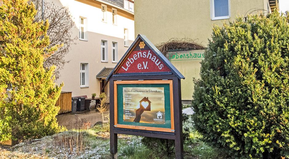 Das »Lebenshaus« Lichtenstein ist Anlaufstelle für Geflüchtete. © Markus Pfeifer