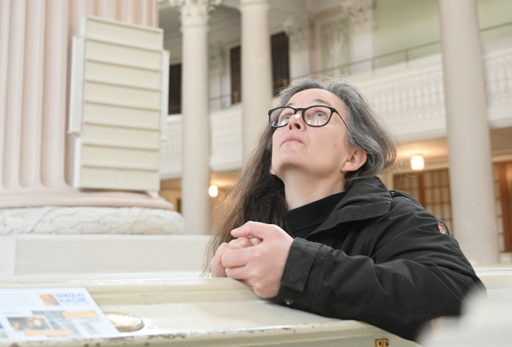 Die Nikolaikirche Leipzig bleibt ein besonderer Ort für Gesine Oltmanns. © Steffen Giersch