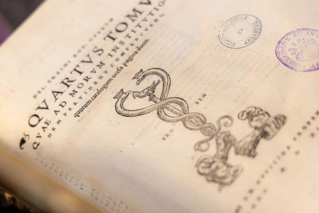 Erzählt werden auch die Geschichten zu den bis zu 500 Jahre alten Büchern. © Sebastian Paul
