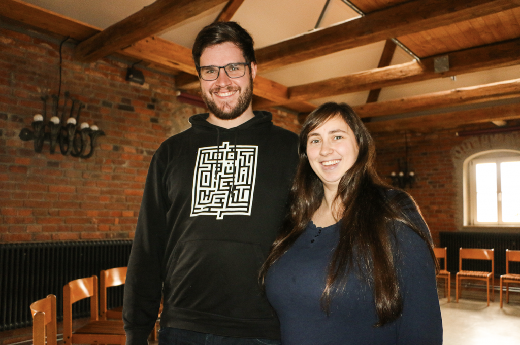 Benjamin und Theresa Mende arbeiten jetzt im Rüstzeitheim. © Simone Zeh
