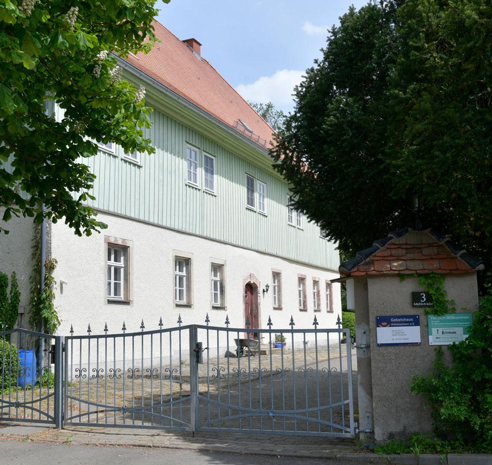 Raum fürs Gebet im früheren Pappendorfer Pfarrhaus. © Eckardt Mildner