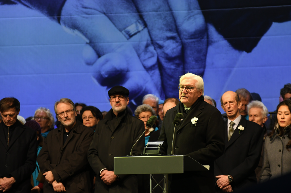 Ökumenischer Gottesdienst Gedenken Frauenkirche Dresden Steinmeier