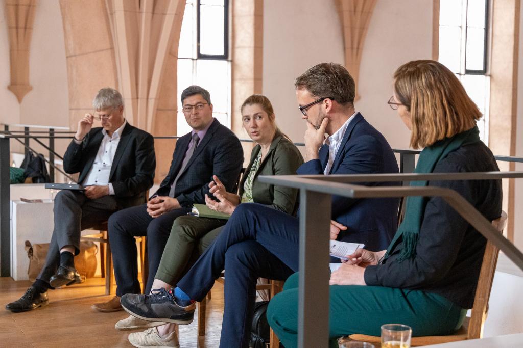 Stephan Bickhardt, Holger Bartsch, Andrea Pier, Markus Franke, Mandy Weigel in Chemnitz, St. Jakobikirche © S. Tischendorf