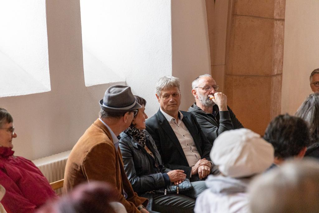 Stephan Bickhardt inmitten der Besucher © S. Tischendorf 