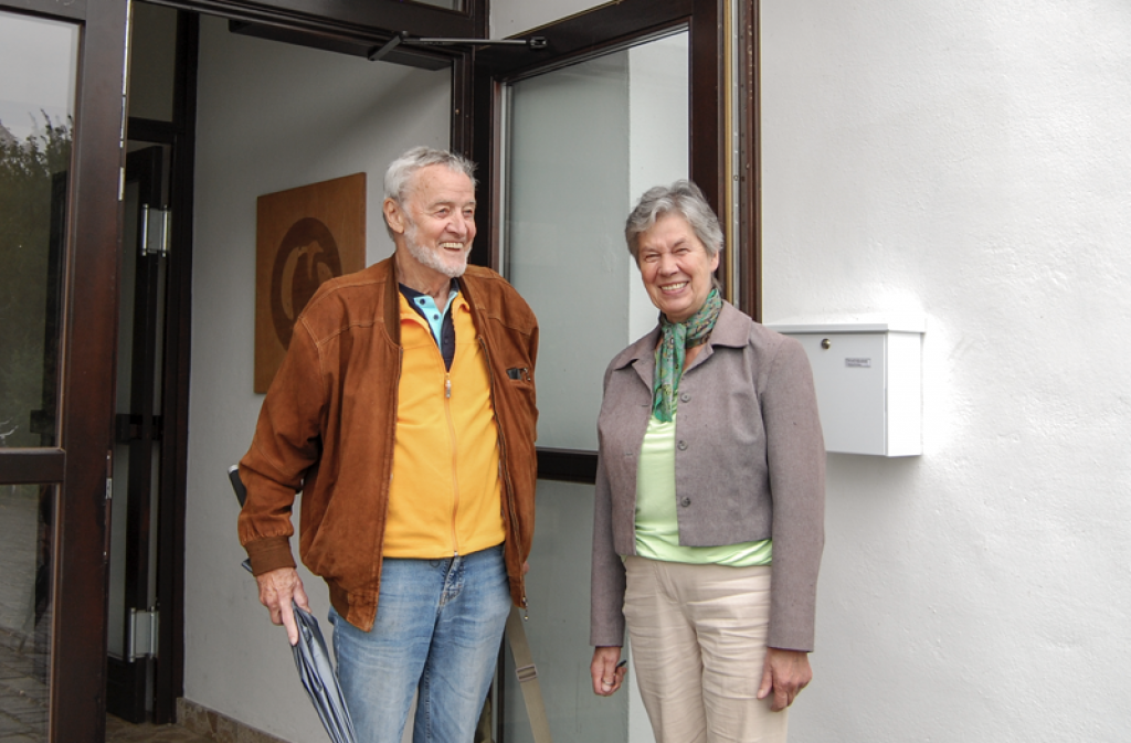 Ullrich Böttger und Renate Pfeifer freuen sich auf die Festwoche. © Birgit Pfeiffer