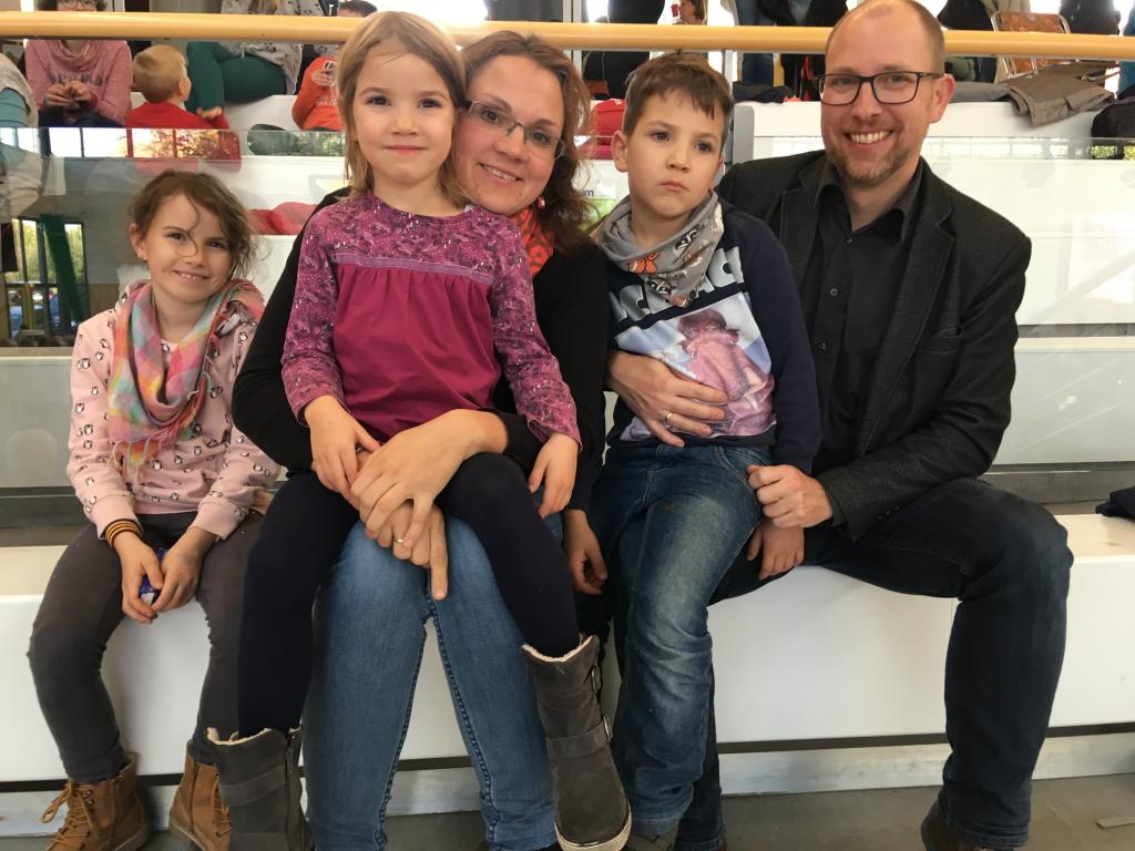 Gemeindebibeltag ist ein »Muss«: Familie Jacob aus Markneukirchen ist zum dritten Mal in Glauchau dabei. 