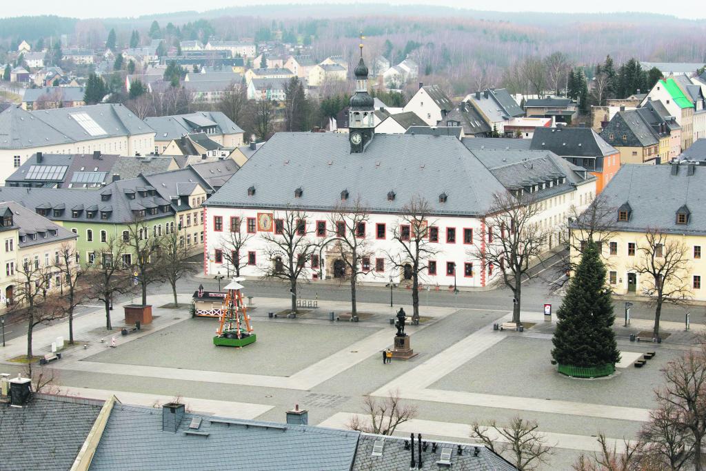 Marienberg, Marktplatz, Leere, Corona, kein Weihnachtsmarkt