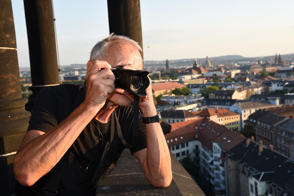 Hobby-Fotograf Hartmut Wilde aus Dresden-Striesen/ Foto: S. Giersch