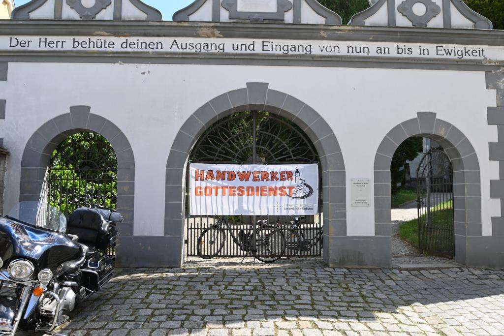 Eingangsportal zur St. Marien-Kirche Kamenz © S. Giersch