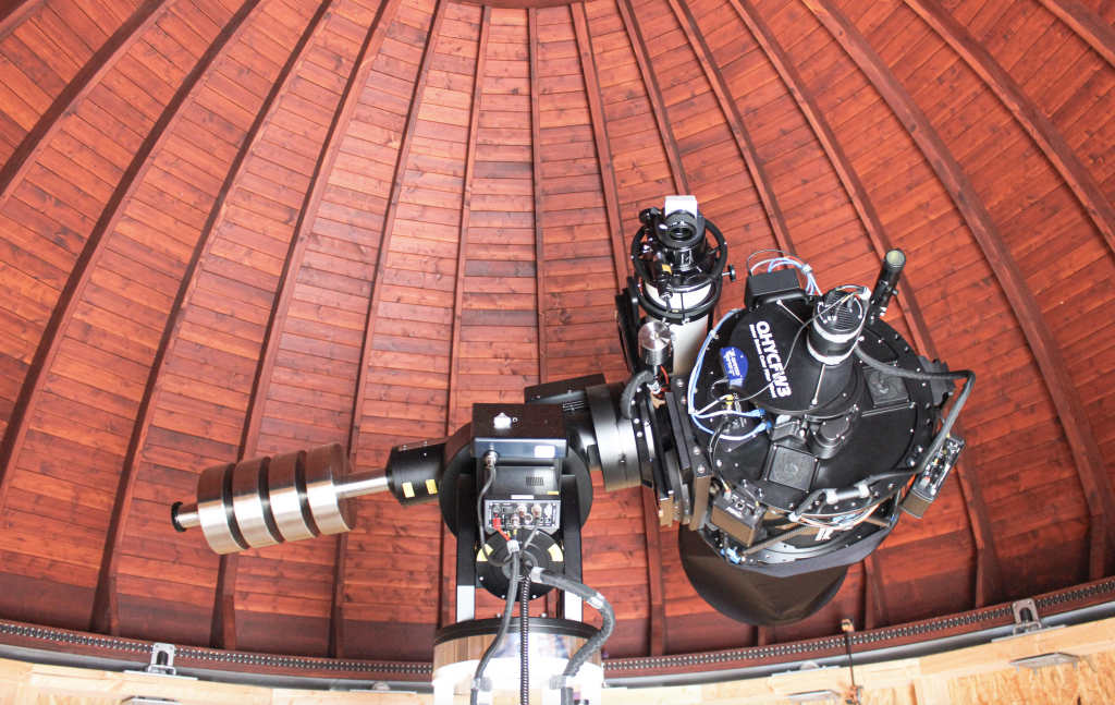 Komplexe Technik ermöglicht astronomische Beobachtungen und Fotografien. © Lisa-Maria Mehrkens 
