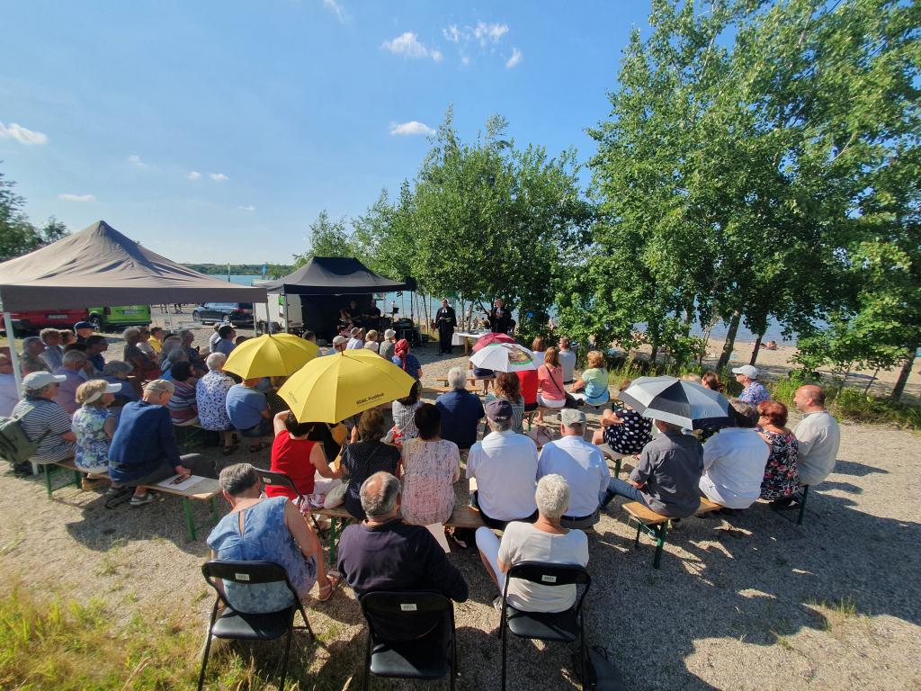 Gottesdienst am Störmthaler See © A. Sonntag