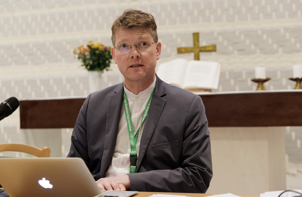 Friedrich Vosberg ist Vorsitzender der Kirchenbezirkssynode © Uwe Winkler