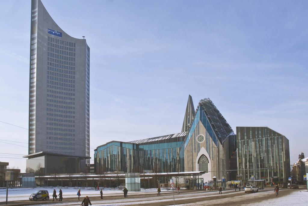 Seit Jahren ist die Universitätskirche Leipzig in Bauverzug.
