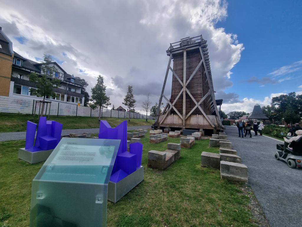 Blick auf das Gradierwerk © Karola Richter Blick auf das Gradierwerk © Karola Richter