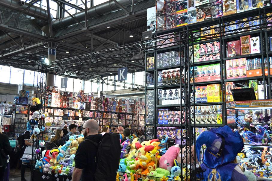 Fans von Mangas und deren Figuren kommen in Halle 1 auf ihre Kosten © Karola Richter