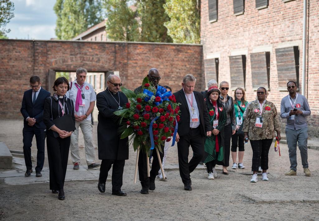 Besuch in Auschwitz © LWB/Albin Hillert