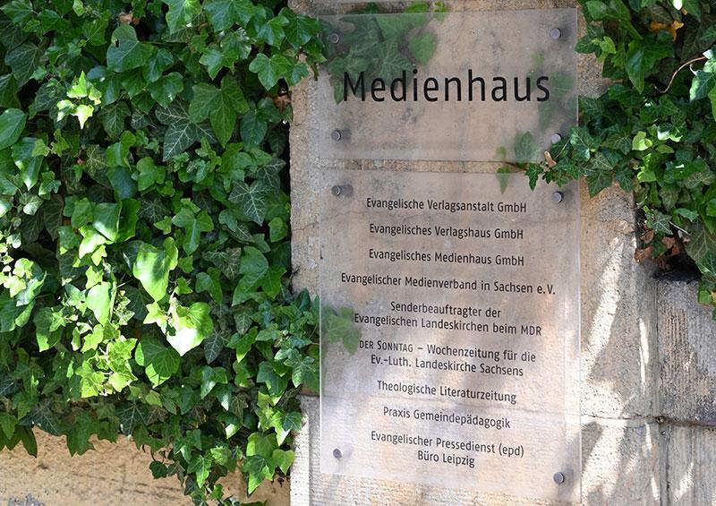 Im Evangelischen Medienhaus Leipzig ist auch der Sonntag zu Hause. © Steffen Giersch