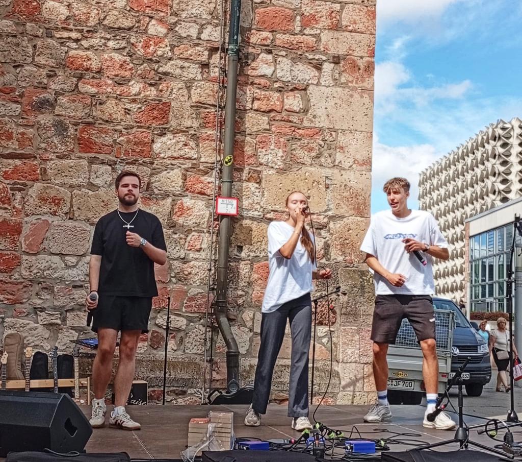 Rap am Roten Turm. Foto: Torsten Hilscher 