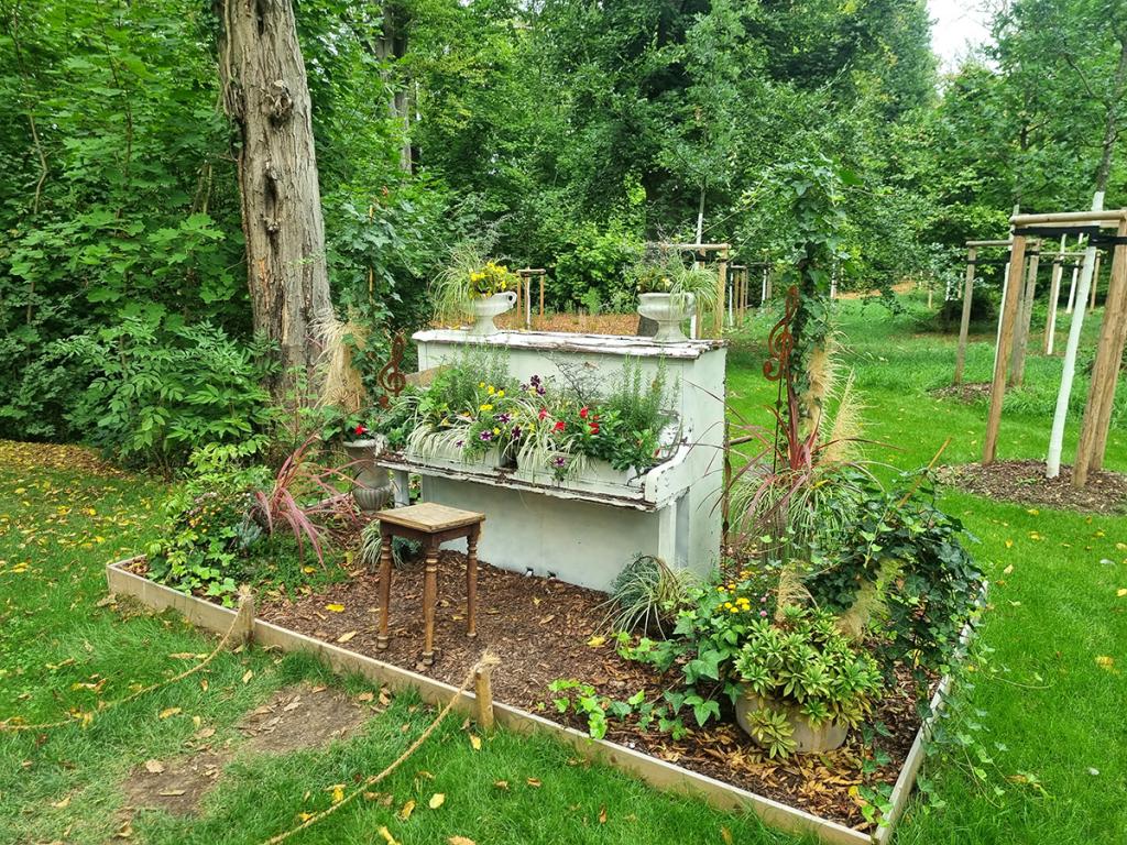 Draußen zu Hause auf der Sächsischen Landesgartenschau 2022 in Torgau. © K. Richter